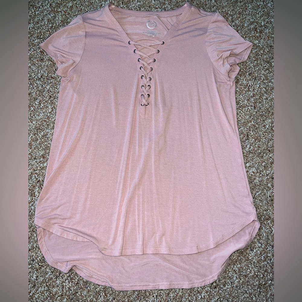 Maurice’s lace-up v-neck